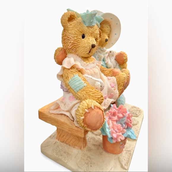 Cherished Teddies – “Tracie and Nicole” (1992) Figurine - Picture 3 of 5